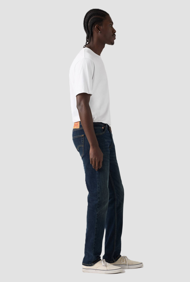 jeans slim fit man dark blue