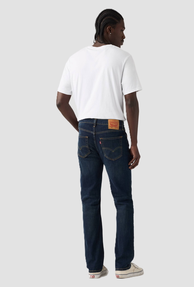 jeans slim fit man dark blue