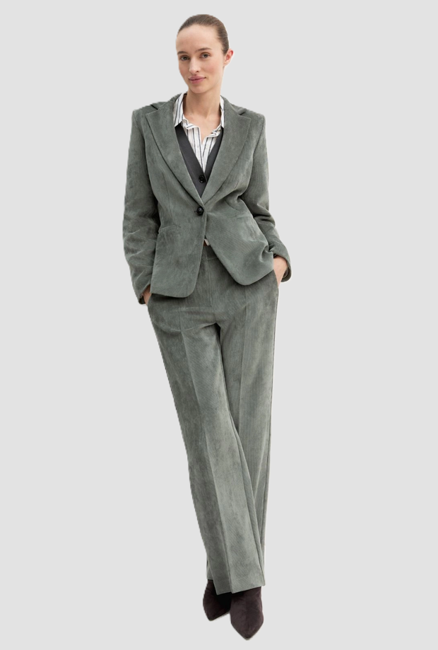 Vrouwen Ondergroeide Velvet Jacket