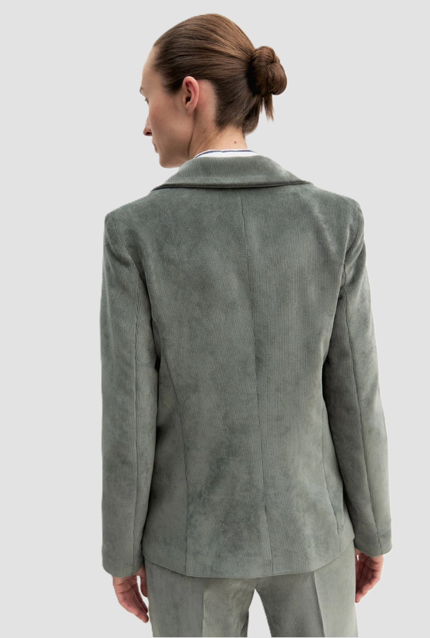 Vrouwen Ondergroeide Velvet Jacket