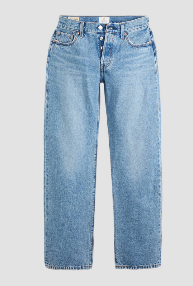 jeans '90 loose fit donna blu medio