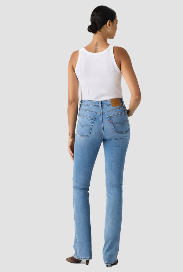 jeans bootcut woman blue medium
