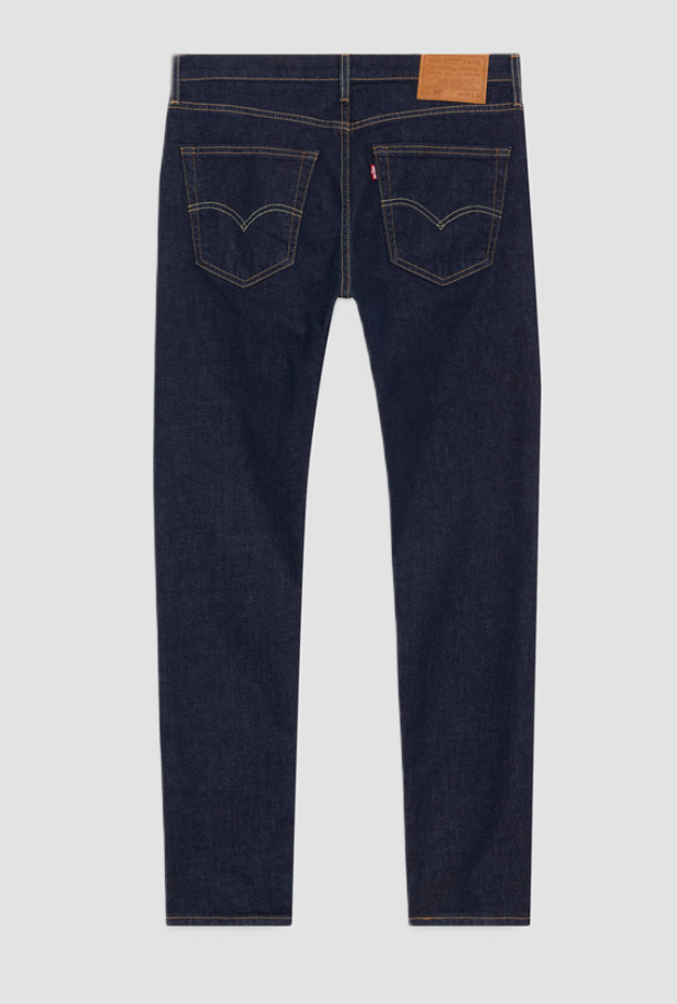 jeans low rise man dark blue