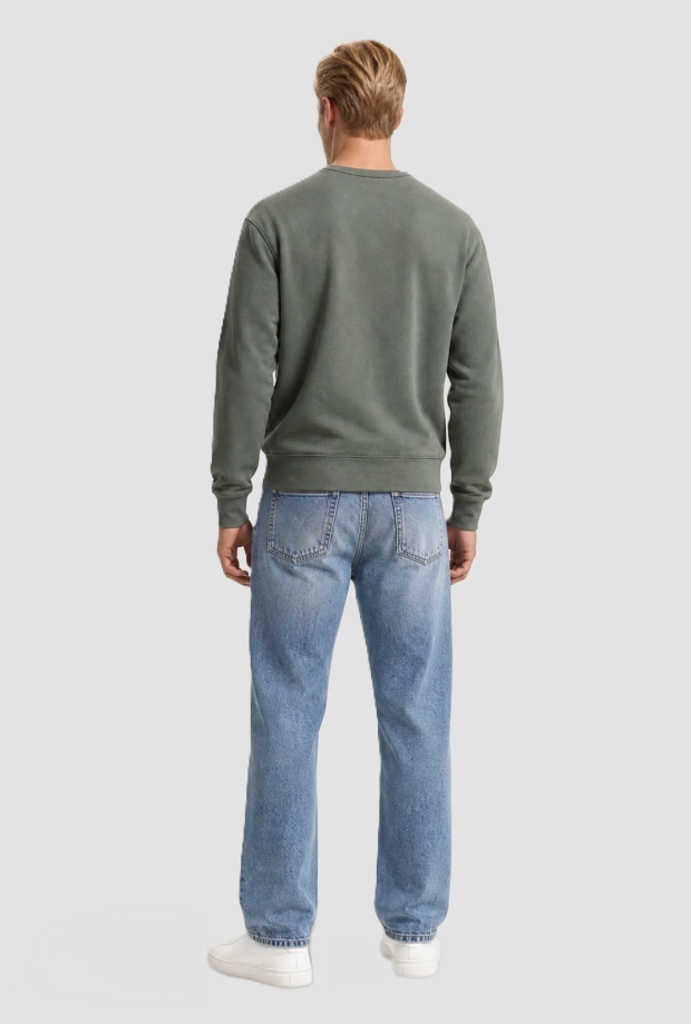 Crewneck sweatshirt man groen