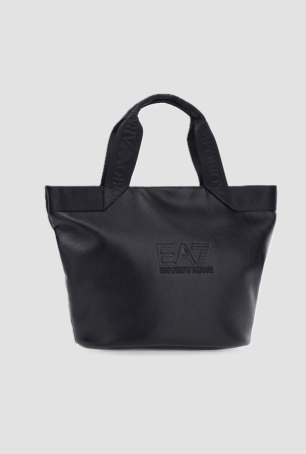 zwarte vrouw shopper tas