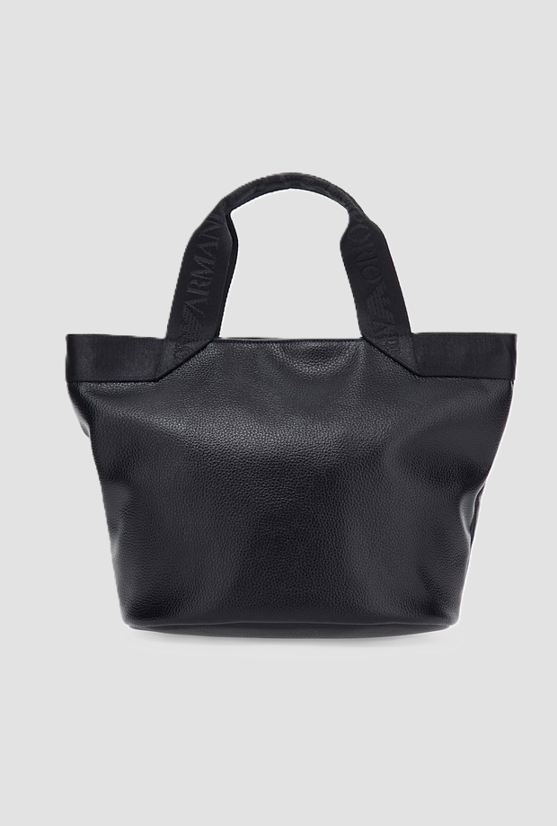 zwarte vrouw shopper tas