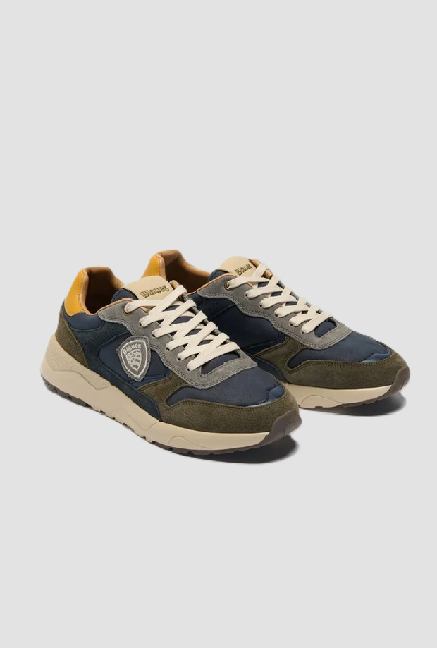zapatos de ozark de hombres verde-azul