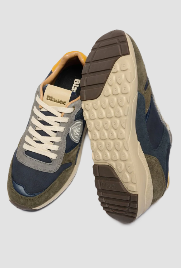 zapatos de ozark de hombres verde-azul