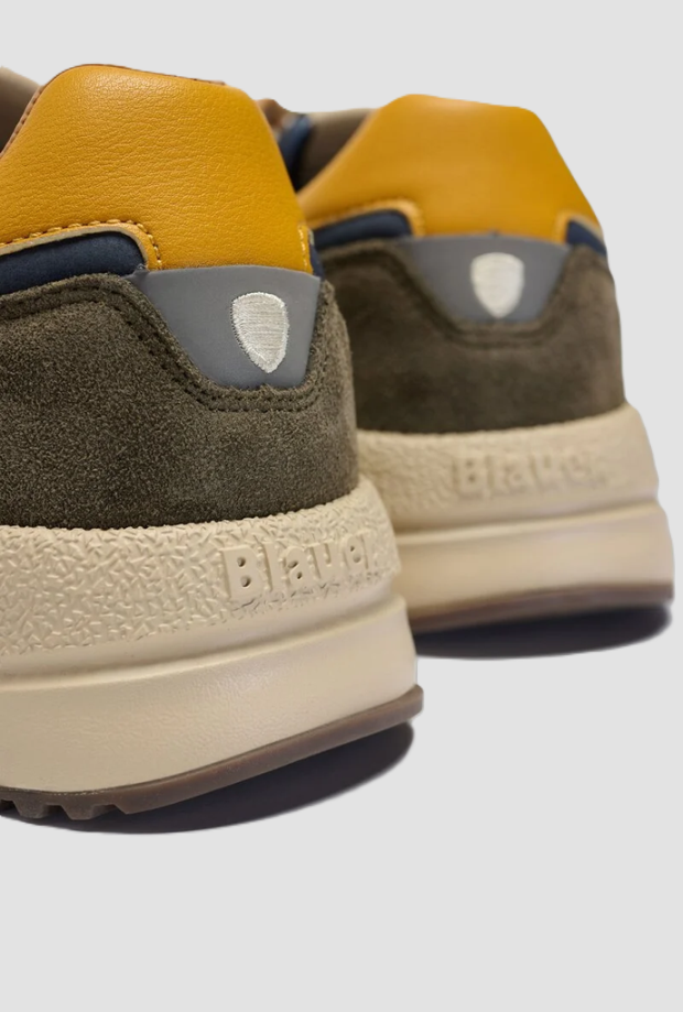 zapatos de ozark de hombres verde-azul