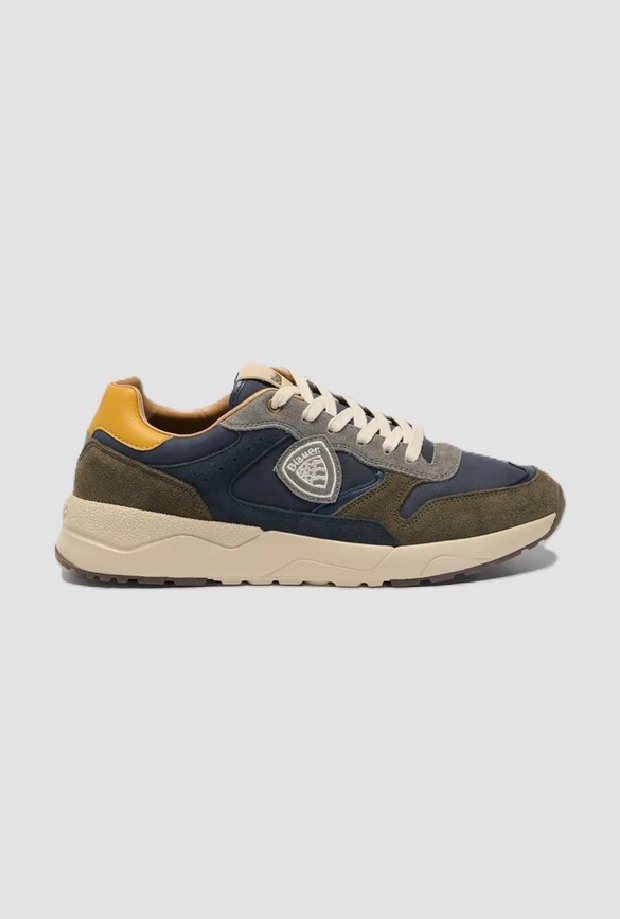 zapatos de ozark de hombres verde-azul
