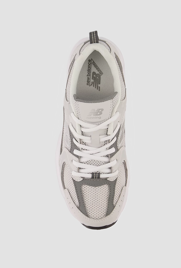 zapatos 530 encaje bebé gris