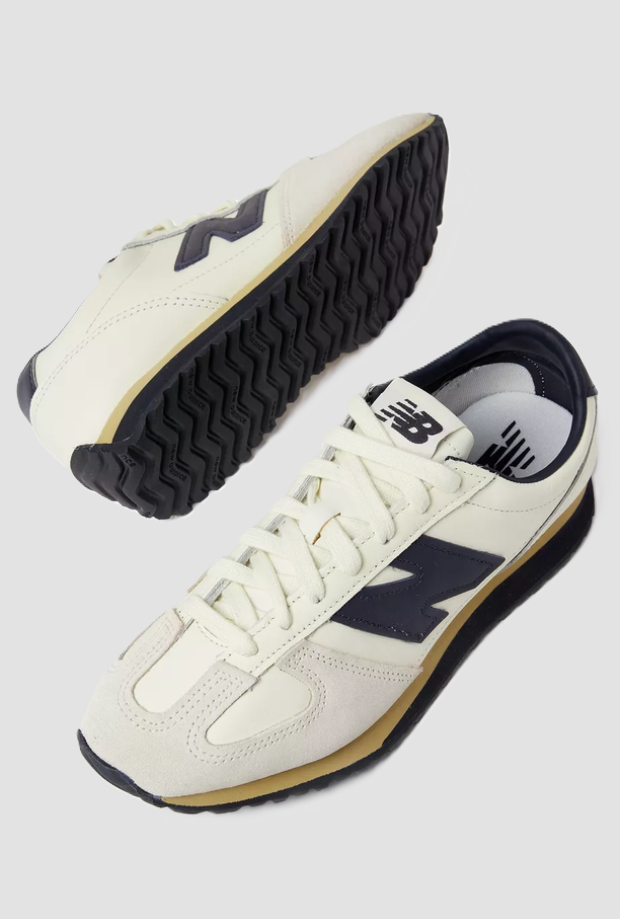 zapatos nb 471 hombres crema azul