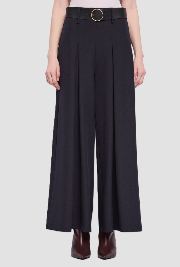 dark blue woman palace trousers