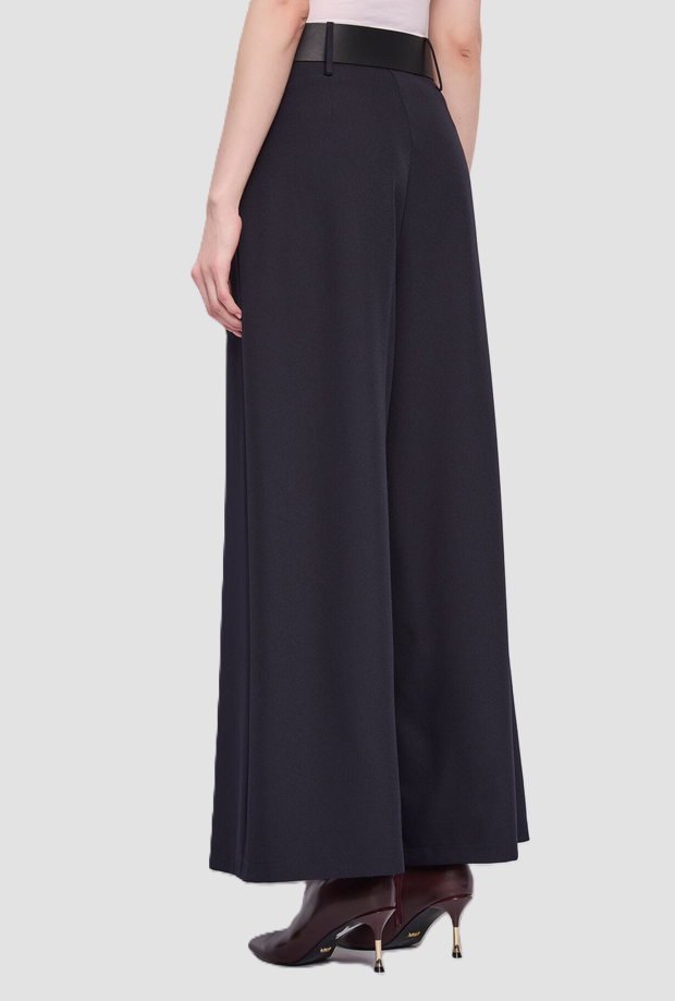 dark blue woman palace trousers