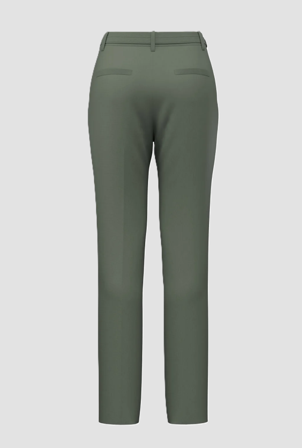 Chino mujer pantalones verdes