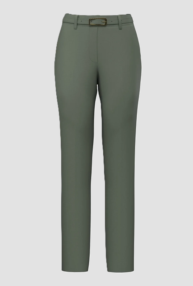 Chino mujer pantalones verdes