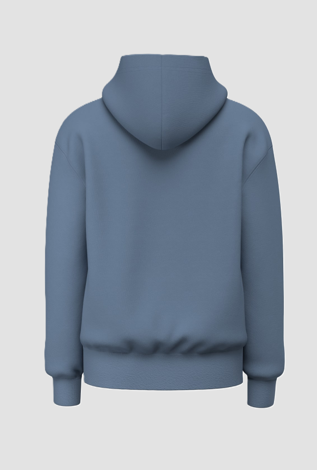 Kapuze blau Mann