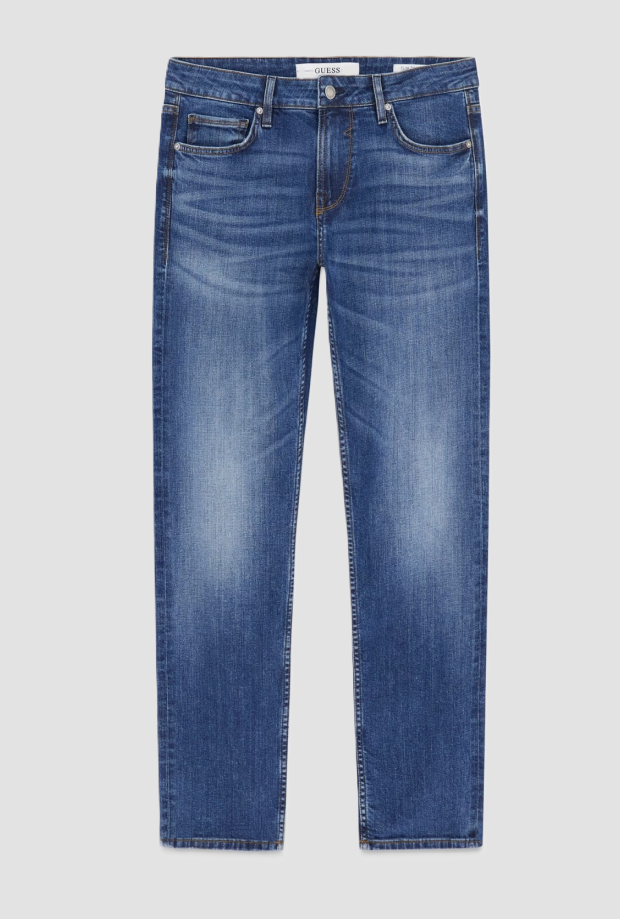 dark blue jeans