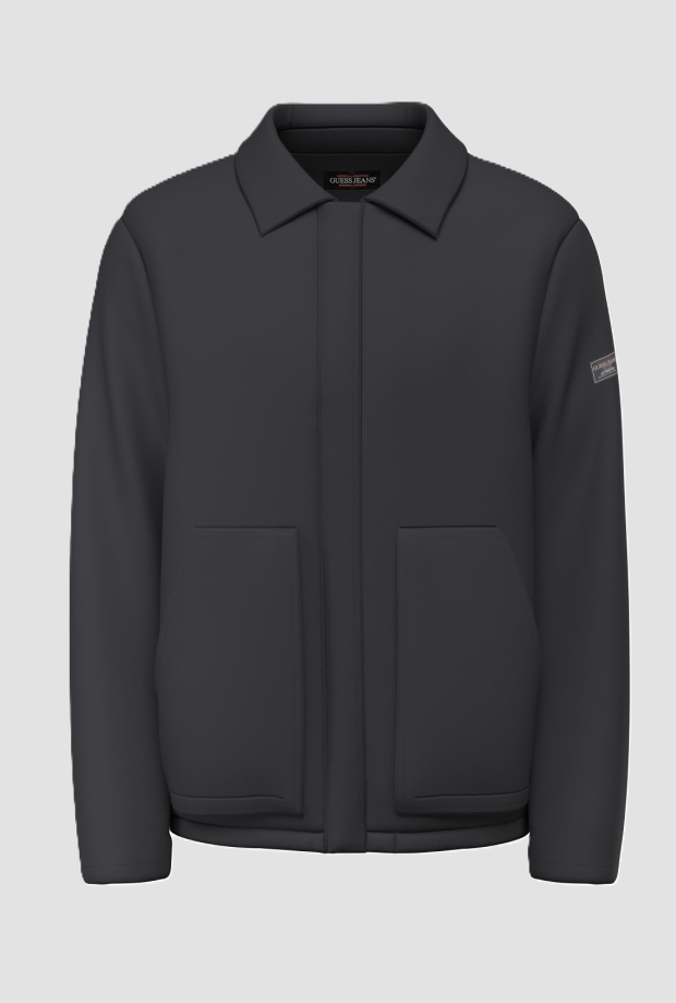 chaqueta hombre negro
