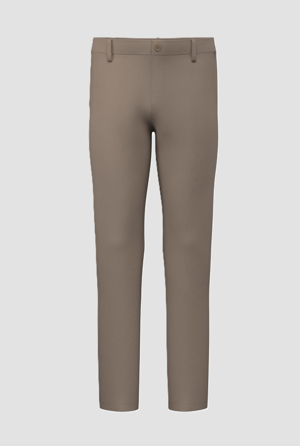 Los pantalones de los hombres de Chino beige