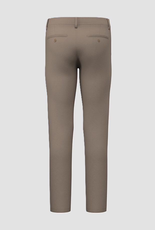 Los pantalones de los hombres de Chino beige