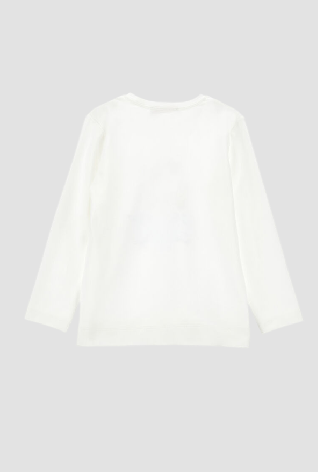 t-shirt paperina bambina panna