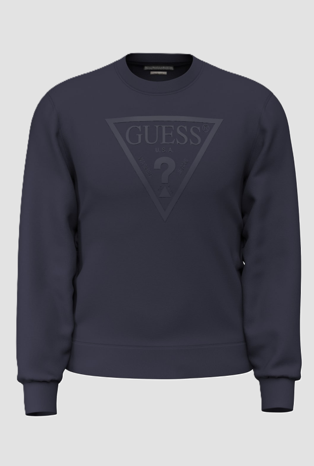 sudadera polar hombre azul marino
