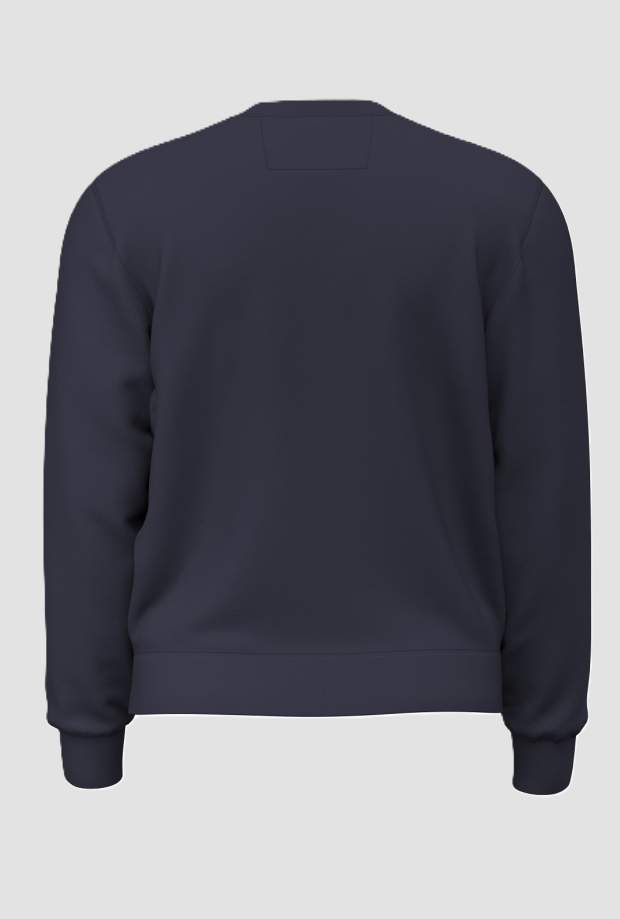 sudadera polar hombre azul marino