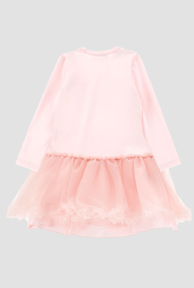 jurk met print jessie oud roze meisje