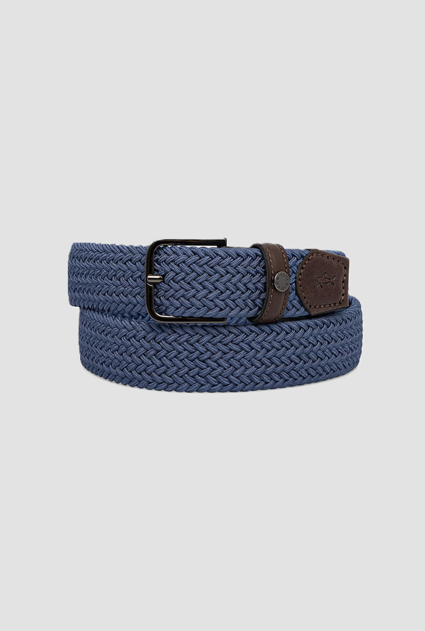cintura elastica uomo blu