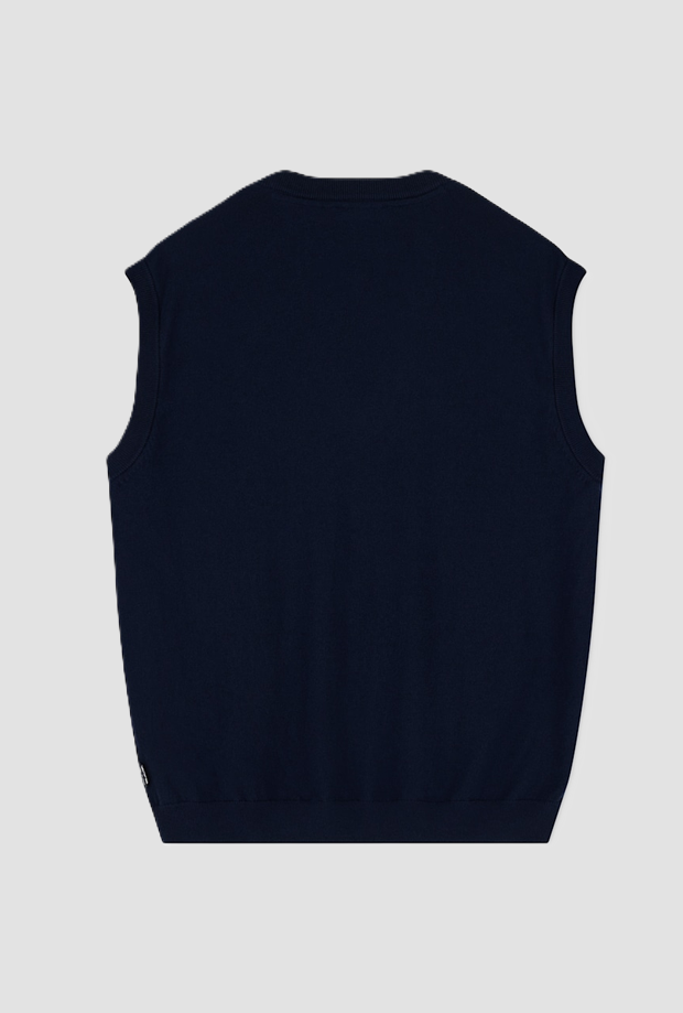 golf vest pro man navy blue
