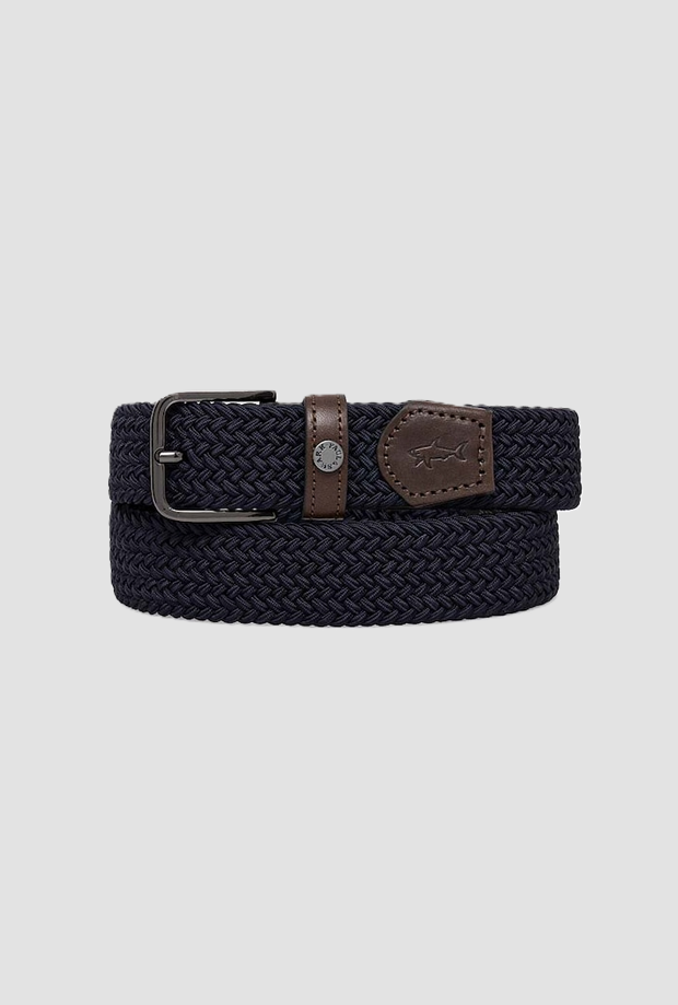 cintura elastica uomo blu navy
