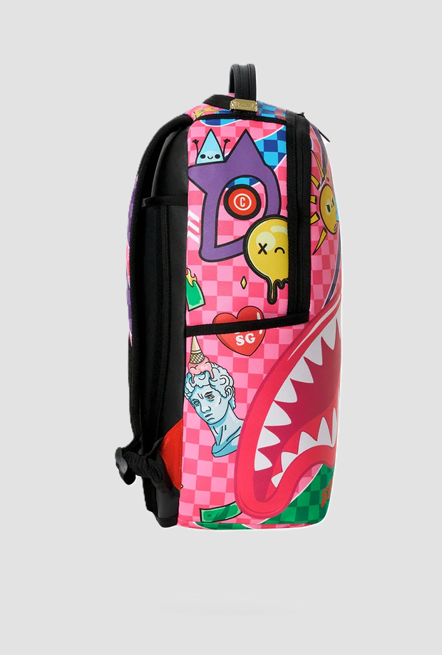 zaino unisex rosa-viola