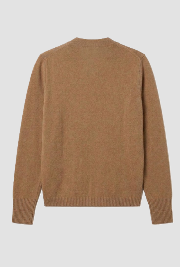 v vest voor vrouw kameel