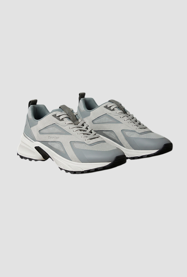 Zapatos corriendo hombre gris luz