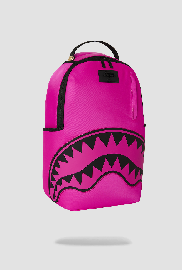 backpack shark unisex pink