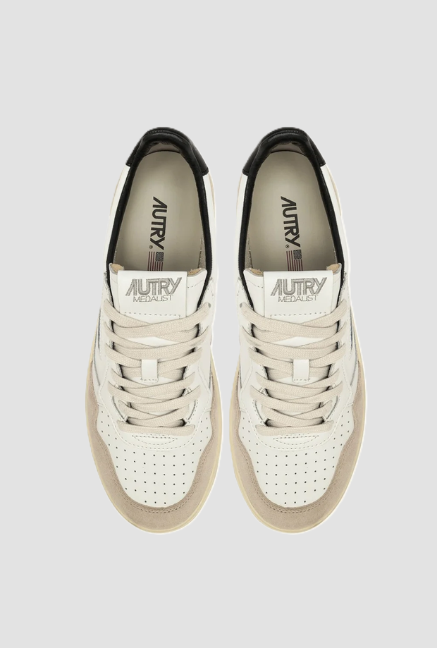 scarpe medialist low da uomo bianco-beige