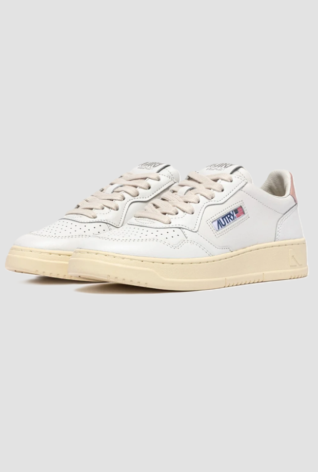 shoes medalist low woman white-pink