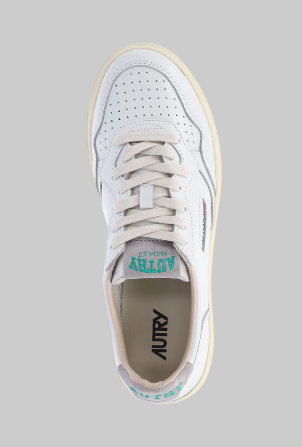 low medalist shoes for men white-gray