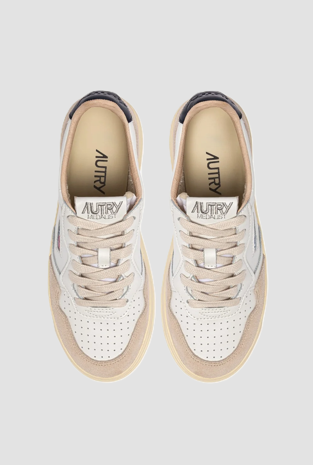 white-beige mediumlist shoes