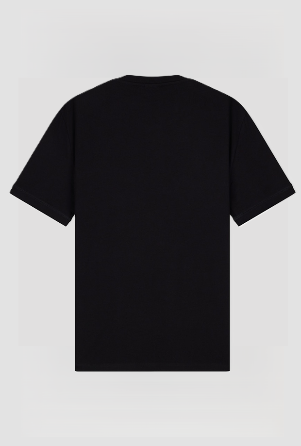 Camiseta con logo y bandas negras