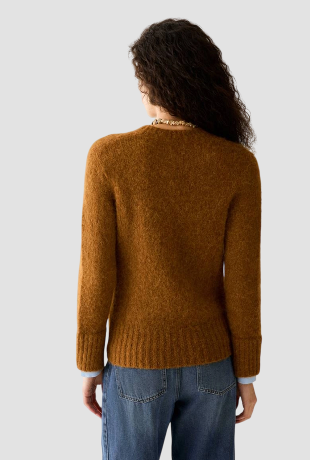 malla en alpaca mezcla mujer tabaco