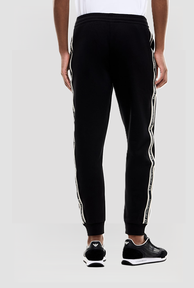 jogger slim fit trousers for men black