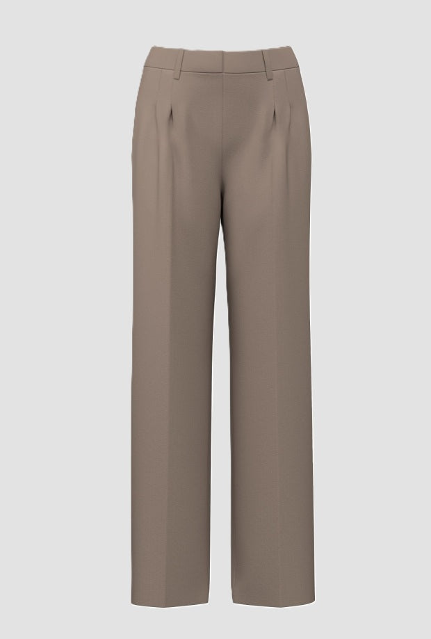 mujer beige