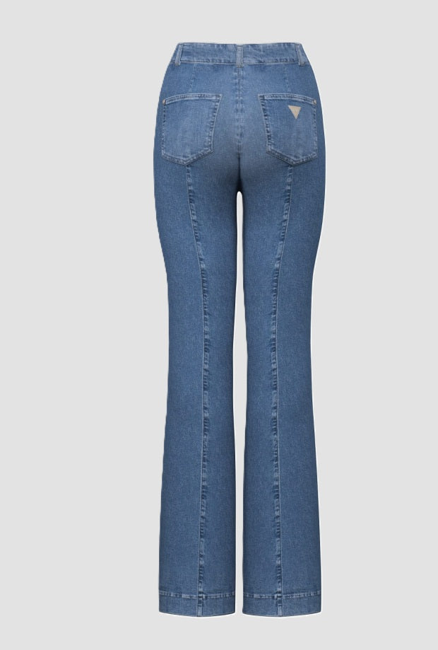 jeans high waist blue