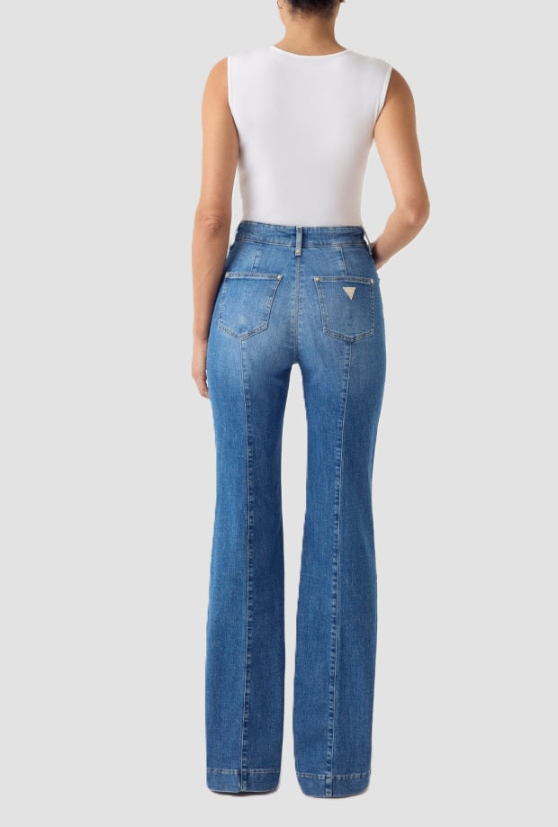 jeans high waist blue