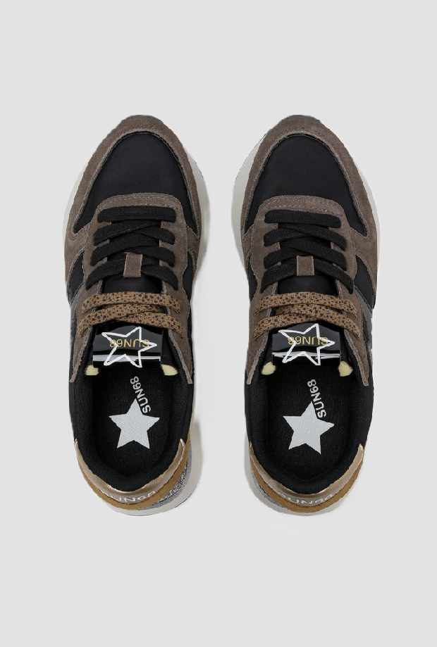 scarpe big stargirl donna nero-marrone