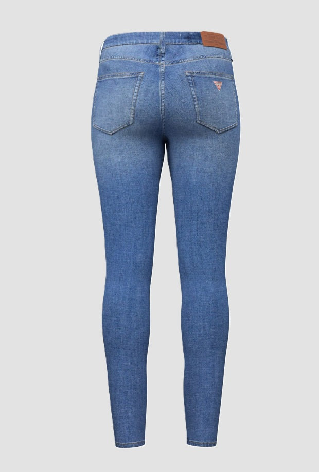 vaqueros flaco mujer azul