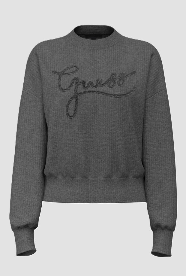 malla con logotipo de mujer gris oscura