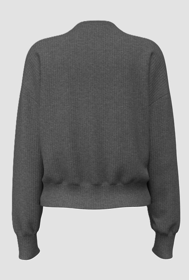 malla con logotipo de mujer gris oscura